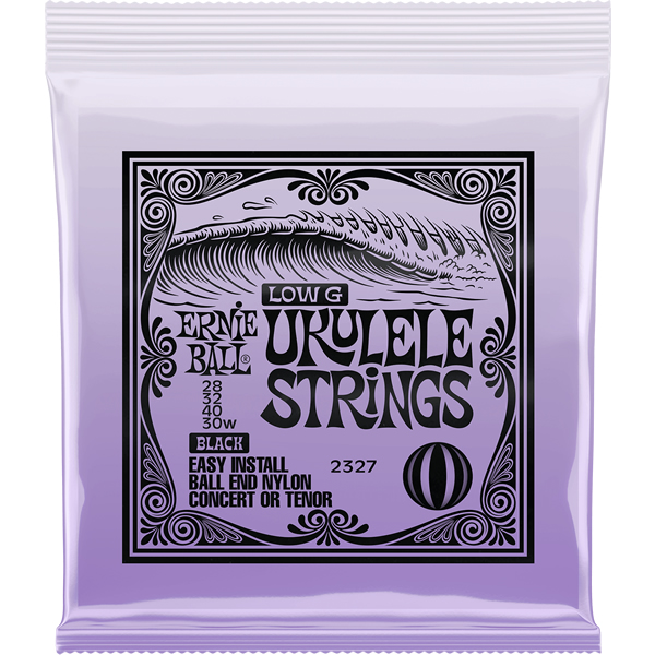 Ernie Ball 2327 Low G Strings Black Concert/Tenor